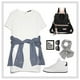 thumbnail image 2 of Hvxrjkn Mochila Mujer Bolso Casual Mochila Escuela Moda Escuela Antirrobo Impermeable Nailon Multifuncional Bolso de Hombro de Gran Capacidad para Viajar, 2 of 10
