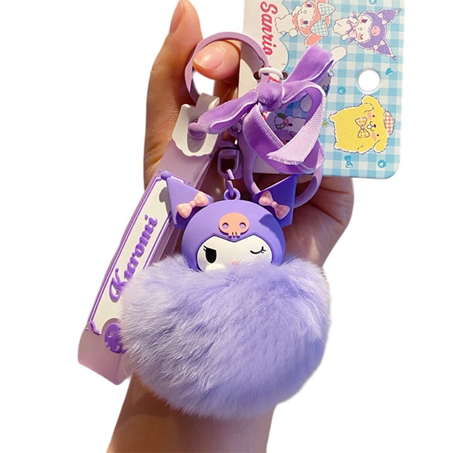 Llavero de Kuromi Sanrio linea pompon original