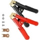 thumbnail image 1 of Juego de 2 pinzas de cocodrilo BRI para batería de coche de alta resistencia negro + rojo 1000 A, 1 of 5
