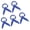 Blue, variant on 5pcs Fashionable Cooling Sports Hairband Breathable Sweatband For Fitness Running Daily Wear Hair Accessory