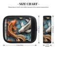 thumbnail image 5 of Yiaed Colorful Koi Fish Art Print Luggage Handles Wrap Grips 2 Packs – Suitcase Identifiers Tags Travel Accessories Grip, 5 of 9