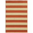 thumbnail image 1 of Oriental Weavers Riviera 6'7" x 9'6" Machine Woven Rug in Orange, 1 of 2