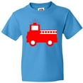 thumbnail image 3 of Inktastic Cute Red Firetruck Youth T-Shirt, 3 of 5