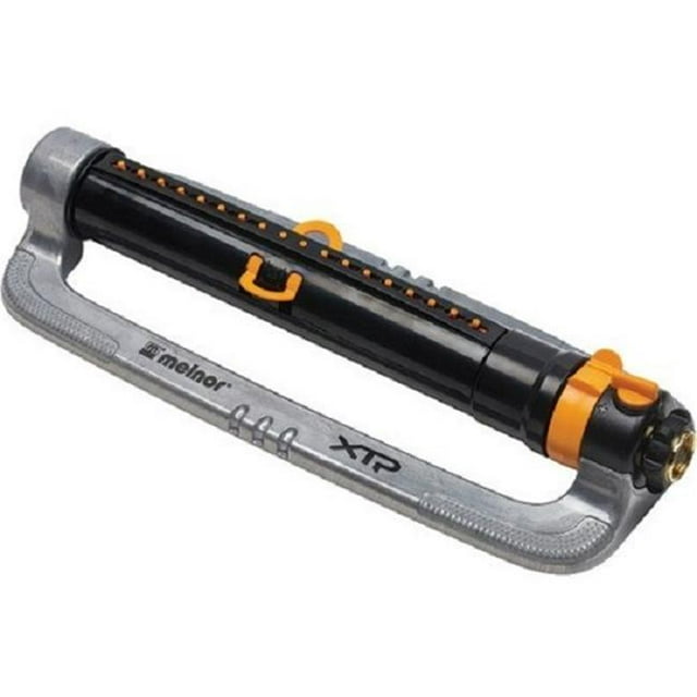 Melnor XT4200M 3900 sq. ft. Turbo Oscillating Sled Sprinkler with Flow Control, Black & Yellow