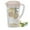 Beige, variant on Djiypn Heavy-Duty 3L/0.79Gallon Plastic Pitcher with Lid,Clear Plastic Pitcher for Refrigerator, BPA Free, Space-Saving, Fill with Cold Drinks, Lemonade, Milk, Juice, Black
