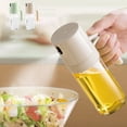 thumbnail image 1 of Pulverizador de aceite para cocinar 200 ml - Botella dispensadora de aceite de oliva de vidrio y plástico para asar, hornear, ensaladas, freidoras, 1 of 8