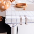 thumbnail image 4 of Tablecloth Clips, Picnic Table Clips Pack of 6, Table Cloth Cover Clamp for Picnic Tables Stainless Steel Picnic Table Cloth Holders Table Cover Clips Clamps, 4 of 5