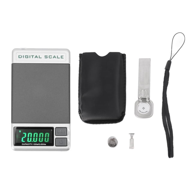 Báscula electrónica multifunción digital de alta precisión para joyería con brazo de extensión