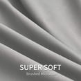 thumbnail image 4 of Juego de sábanas EaseHome, color gris, tamaño king, 4 piezas, 100% microfibra, 4 of 8