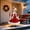 Red, variant on RUINIXCW Winter Christmas Porch Goose Outfits for 23 inch Cement Plastic Goose Statue Accessories Holiday Porch Goose Xmas Clothes Santa Dress Shawl Hat Set Yard Patio Lawn Art Decor (No Goose)