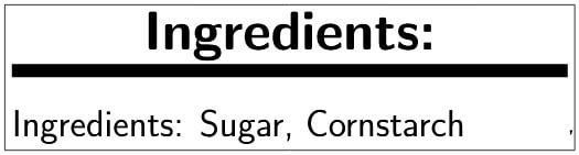 Domino 6X Confection Sugar, 50 Pound -- 1 Each.