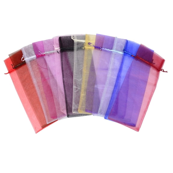 TEHAUX Transparent Wine Bottle Bags Multi-Purpose for Parties 10Pcs