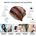 thumbnail image 5 of Honeii American Flag1 Print Winter Beanie Daily Hat - Thermal Polar Fleece Ski Running Hat Skull Cap for Men and Women,Beanie, 5 of 8
