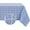 Blue, variant on Rectangle Plastic Tablecloth, 100% Waterproof Oil-Proof Checkered PVC Table Cloths, Heavy Duty Vinyl Table Covers for Dining, Camping, Picnic, Outdoor - 52 x 78 Inch, Blue Checkered