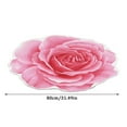 thumbnail image 3 of Bienvenue Mats pour Paillasson de Porte d'Entrée avec Support Robuste Paillasson de Porte avant Paillasson 3D de Forme Spéciale Fleur Mignonne Tapis de Porte de Plancher Tapis d'Intérieur Diamètre 80cm Tapis Résistants à l'Eau pour Intérieur 32x32 Po, 3 of 6
