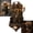 Multicolor, variant on Hourglass of Bleached Bones Halloween Gothic Rose Building Blocks Set - Cool Dark Style Building Toys for Halloween Decorations, Whimsical Collectible Gift for Horror Fans (376PCS)