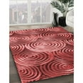 thumbnail image 3 of Ahgly Company Machine Washable Indoor Rectangle Transitional Red Area Rugs, 8' x 10', 3 of 7
