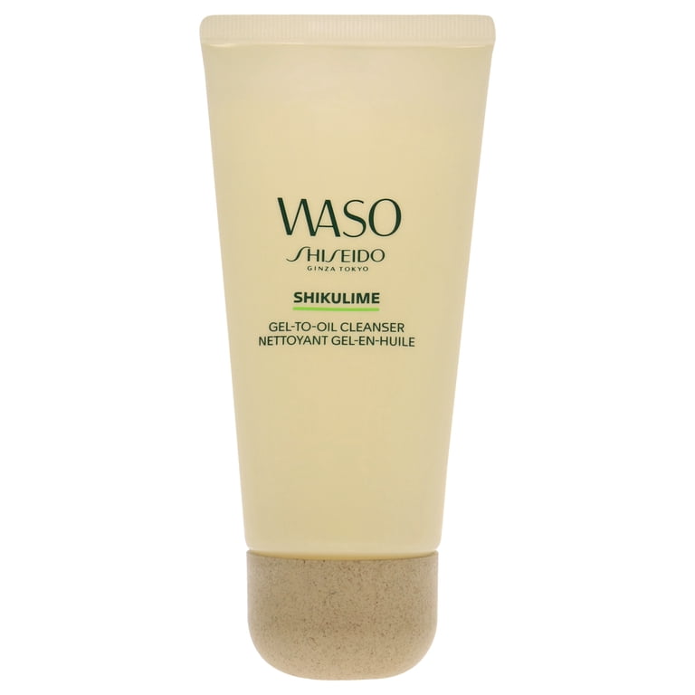 Shiseido Waso Gentle Facial Cleansing Gel-To-Oil, Removes
