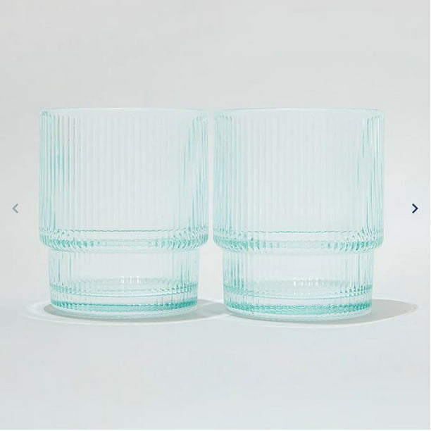 Jonathan Adler RIBBED GLASSWARE SET