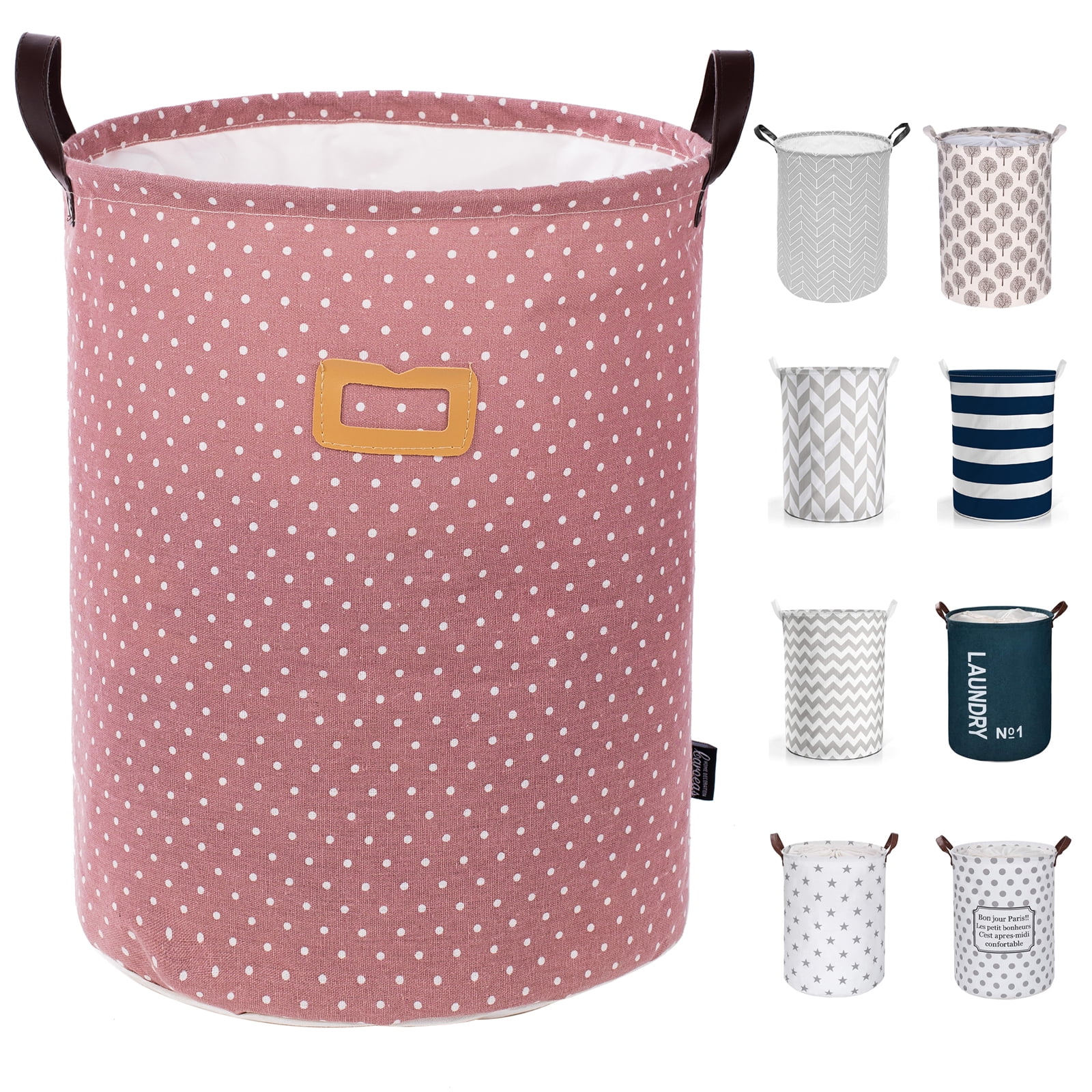 Caroeas 18.0Inches Thicken Laundry Basket, Waterproof Large Laundry