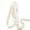 Beige, variant on Double Face Satin Ribbon, Teal, 1 inch X 100 Yards