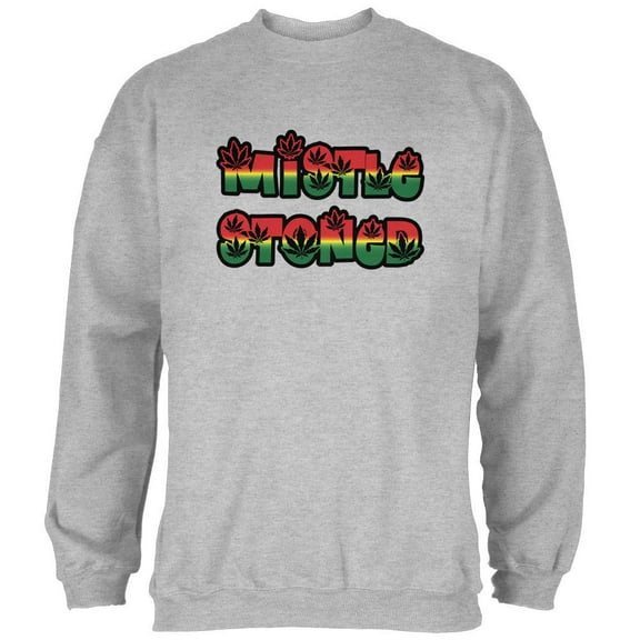 Christmas Mistlestoned Mistletoe Mens Sweatshirt Heather 3X-LG