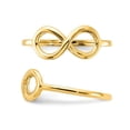 thumbnail image 3 of 14K Yellow Gold Polished Infinity Ring (size 7), 3 of 5