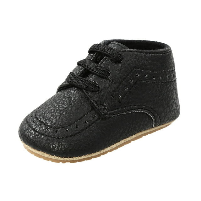 FhsagQ Chaussures d'Hiver Bottes pour Bébé Taille 3 Chaussures Rouges pour Bébé Printemps et Automne 0 1 An Chaussures Décontractées Style Britannique Chaussures de Marche pour Bébé Taille 13 Bout Carré Noir Taille 11