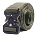 thumbnail image 1 of Cinturón táctico para hombre con hebilla de liberación rápida, cinturón de nailon con anillo en V, 1 of 7
