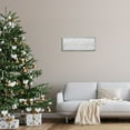 thumbnail image 2 of Stupell Industries Rustic Winter Wishes Sentiment Soft Snowflake Pattern Graphic Art Gallery-Wrapped Canvas Print Wall Art, 24x10, by Daphne Polselli, 2 of 5
