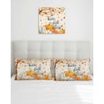 thumbnail image 3 of Fall Pillow Covers 20x12 Inch Set of 2, Autumn Pumpkin Maple Leaf Rustic Linen Decorative Lumbar Throw Pillow Covers, Burnt Orange Pillowcases for Patio Sofa Couch Bedroom Thanksgiving Decorations, 3 of 6