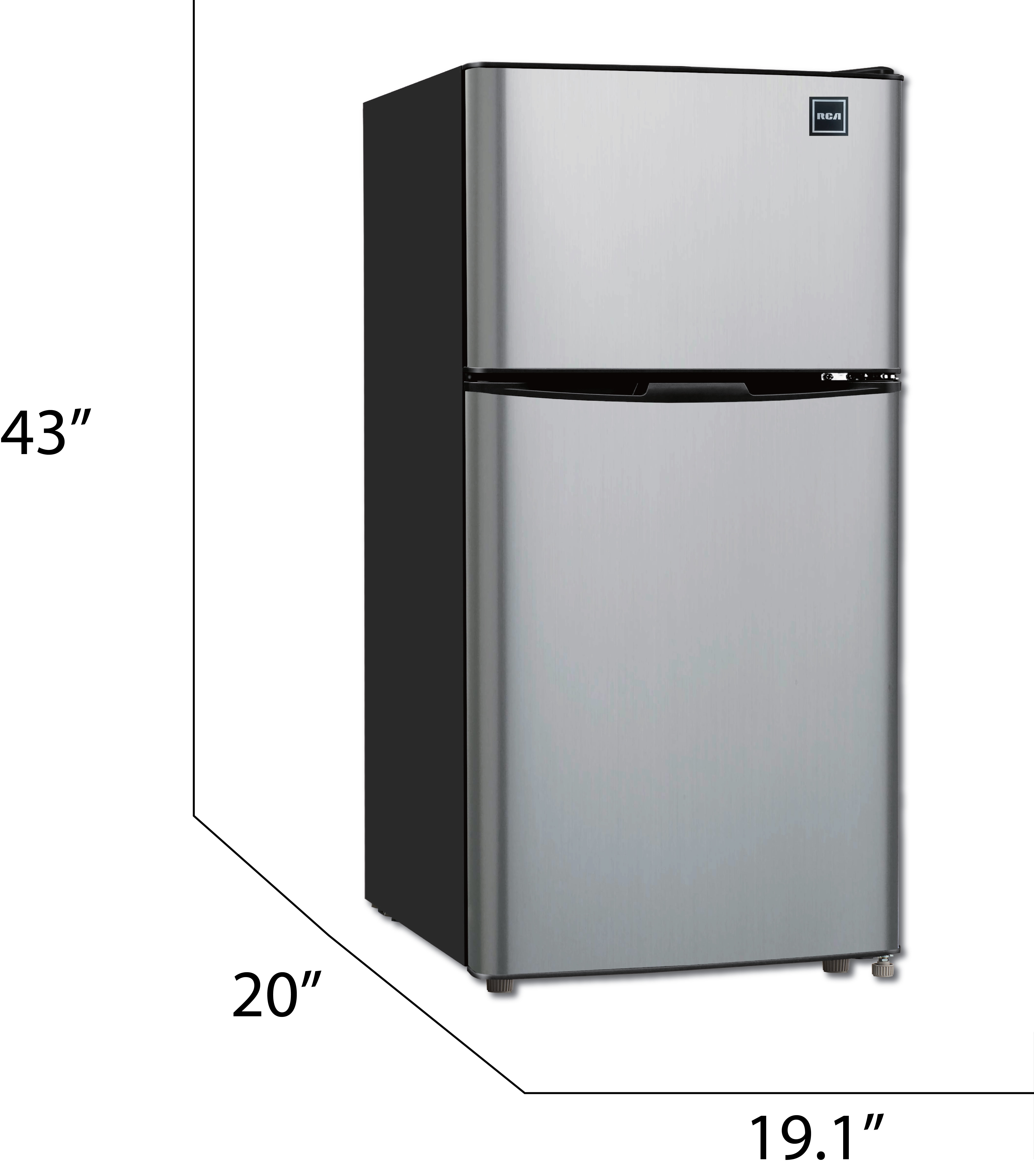 Northair 3.2 Cu ft Compact Mini Refrigerator Separate Freezer