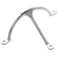 thumbnail image 1 of KAKOWELY 3-Prong Bracket Stainless Steel Metal 3-Prong Bracket For Rvs And Boats Boat Stainless Steel 3-Prong Bracket Wire Bracket Practical 3-Prong Bracket, 1 of 4