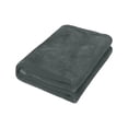 thumbnail image 3 of Ultra Soft Solid Blanket Lightweight Warm Cozy Plush Lap Blanket for Couch Sofa Bed Office Nap Travel Portable Small Size 19.69 x 27.56 Inches, 3 of 3