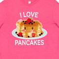 thumbnail image 4 of Inktastic I Love Pancakes with Cute Stack of Pancakes Youth T-Shirt, 4 of 5