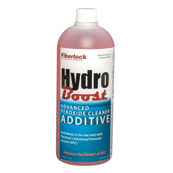 Fiberlock HydroBoost Advanced Peroxide Cleaner Additive, Translucent Red, 1 Quart