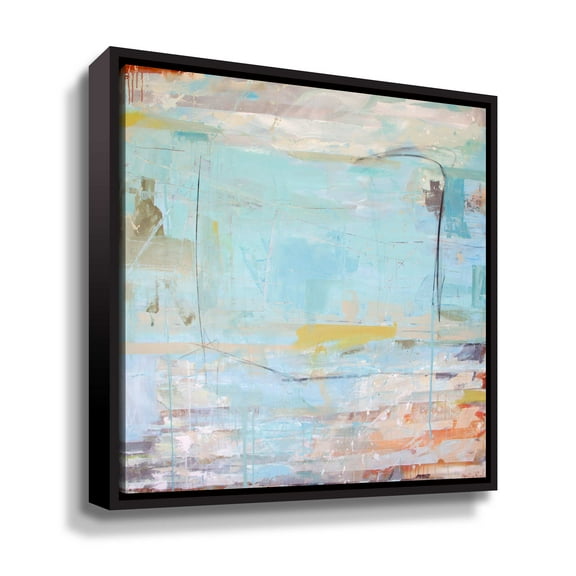 Artwall Crown City, Gallery Wrapped Floater-framed Canvas by Kym De Los Reyes