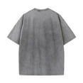 thumbnail image 6 of Lenago Plus Size Mens Tops Short Sleeve Clothes Crew Neck Summer Solid Color Casual Sports Washed Distressed Mens Shirts Loose T Shirts It's Suitable for Sports Fields Parties Shopping Daily Life Etc, 6 of 6