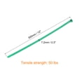 thumbnail image 2 of 12 Inch  Releasable Cable Ties Adjustable Zip Ties Removable Indoor Outdoor Tie Wraps Green 100Pcs, 2 of 6