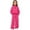 Hot Pink, variant on Teen Sweatsuit Set for Girls Black Sweatsuit Quarter Zip Thumbhole Pullover Sweatshirts Sweatpants Set Girls Activewear Sets 13-14 Years