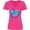 Hot Pink, variant on Inktastic Suicide Prevention Awareness Purple and Teal Heart Ribbon Women's V-Neck T-Shirt
