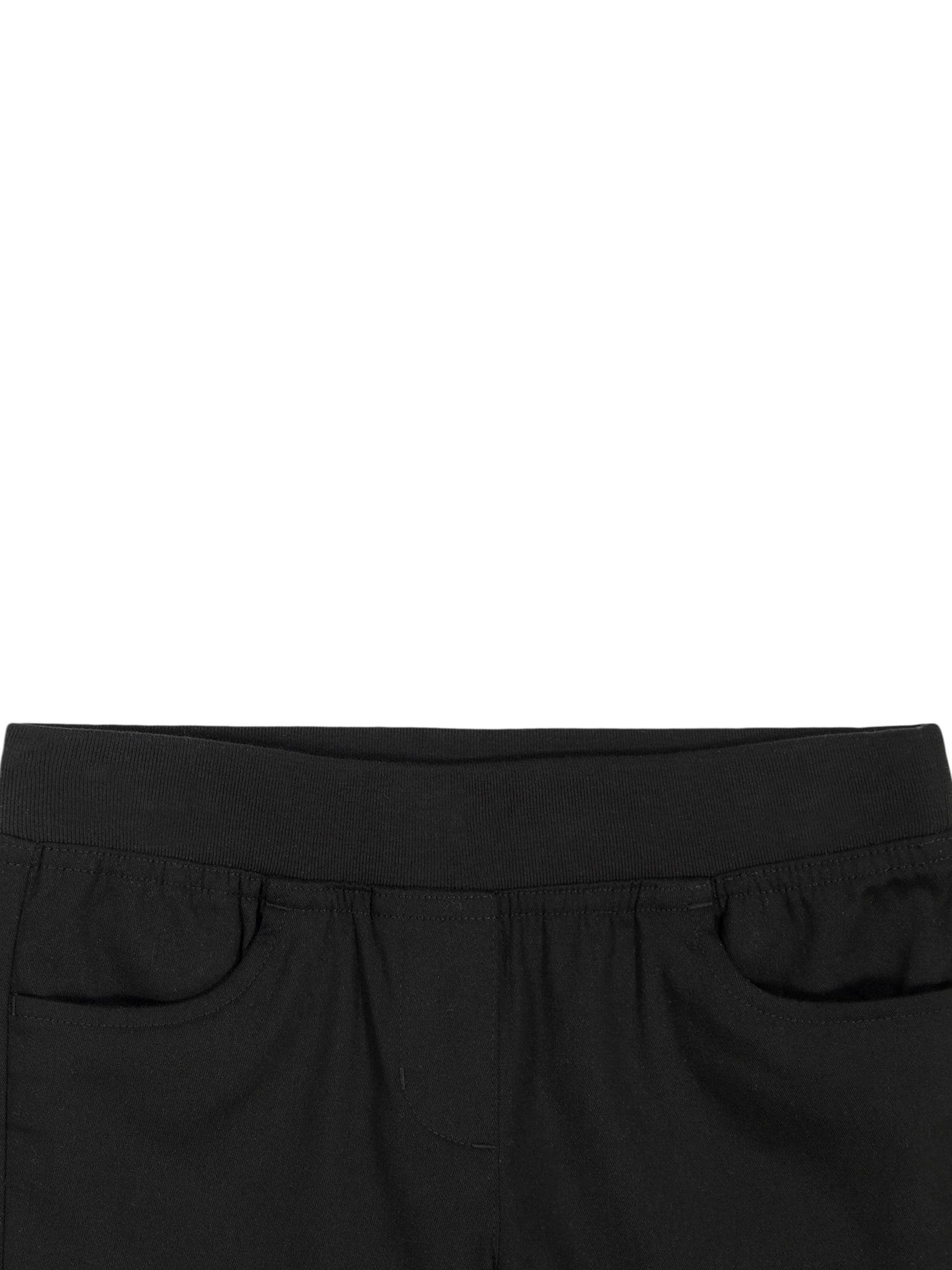 Wonder Nation Girls School Uniform Pull On Shorts, Sizes 4-16