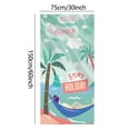 thumbnail image 3 of YiBai Microfiber Beach Towel Super Lightweight Colorful Bath Towel Sandproof Beach Blanket Multi-Purpose Towel For Travel Swimming Pool 30x60 Inch,B #N.845, 3 of 3
