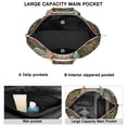 thumbnail image 2 of Flower Women's Large Weekend Travel Bag Moving Canvas Handbag Thick Double Layer Beach Weekend Travel Unisex Hospital Maternity Delivery with Toiletry Waterproof, 2 of 5