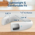 thumbnail image 5 of Arctic Air Cool Touch - Portable Handheld Fan, Mini USB Rechargeable, Compact & Lightweight, 4-Speed Adjustable, Battery-Powered, Quiet & Perfect for Travel & Outdoor, White Color, AACTFW-MC12/4, 5 of 10