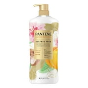 Pantene Essential Botanicals Sulfate Free Apricot & Shea Butter Shampoo and Conditioner Set, 38.2 fl oz each