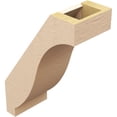 thumbnail image 5 of Ekena Millwork 5"W x 10"D x 14"H Baker Rough Cedar Woodgrain TimberThane Knee Brace, Primed, 5 of 6