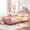 Pink, variant on Twin Daybed with Light - Finished Legs | Bright and Fresh | Sunny Room + Create a Pleasant Ambiance