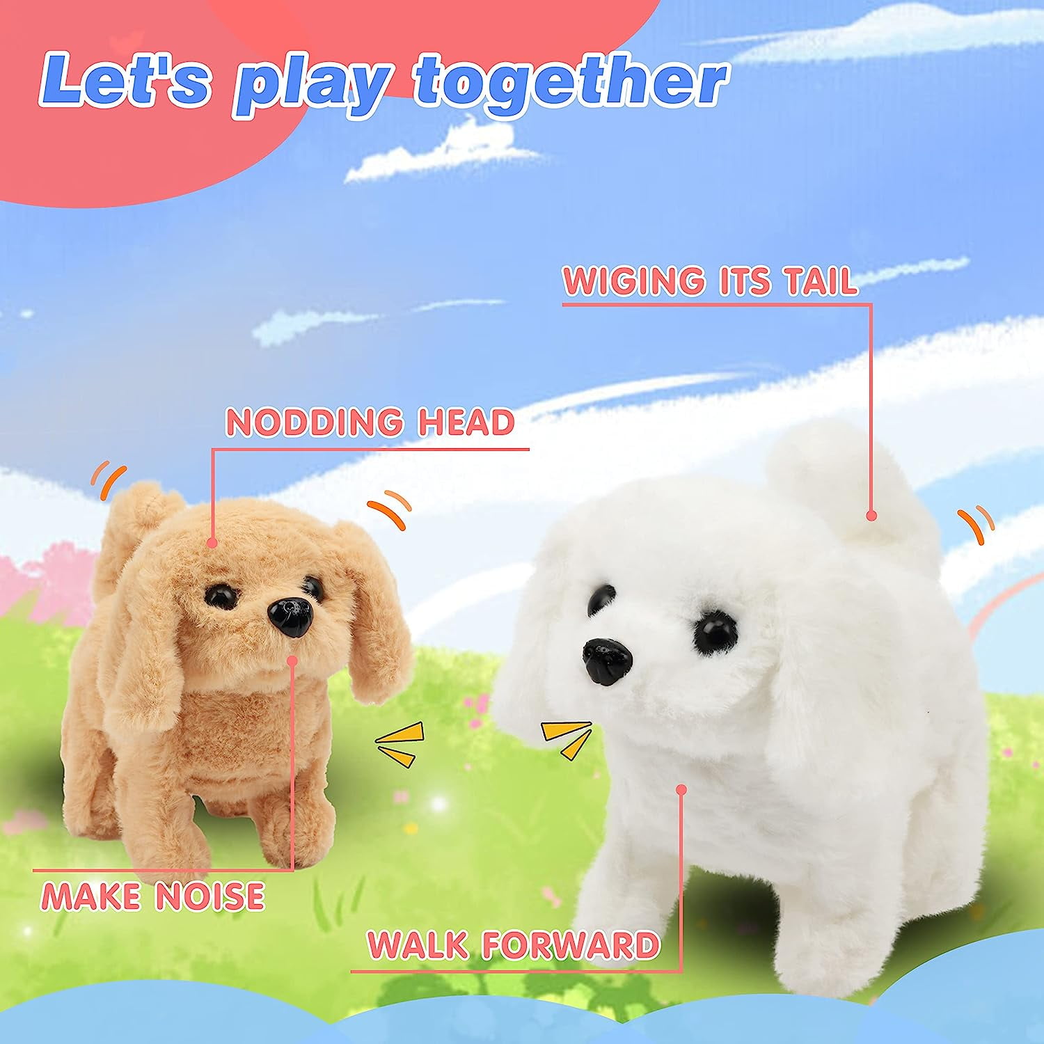 Coniglietto Elettronico Interattivo Hopearl – Peluche Che Salta, Orecchie Mobili E Naso – Regalo Per Bambini 3+ (Rosa) - 5