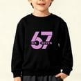 thumbnail image 2 of 67 Hoodie OdeJous 6 7 Meme Six Seven Sweatshirt Ice Cream Drip Long Sleeve Oversized Casual Fashion Graphic Pullover Tops 130cm, 2 of 5